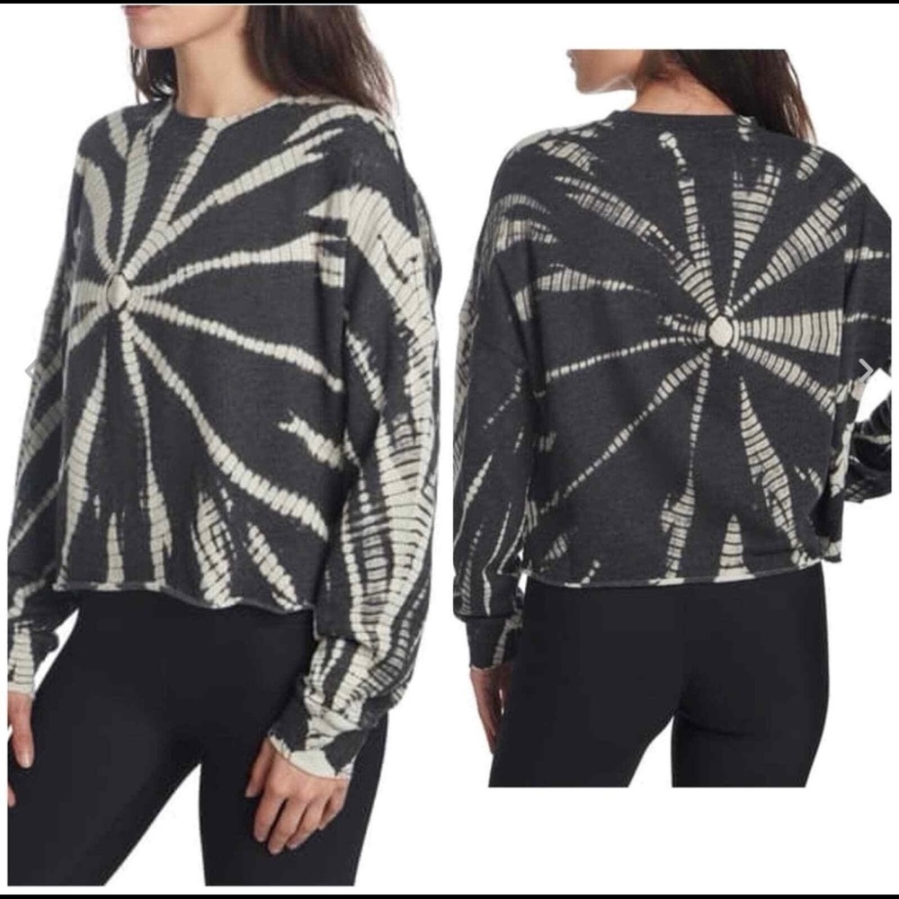SAGE COLLECTIVE Tie-Dye Dolman Pullover Sz M